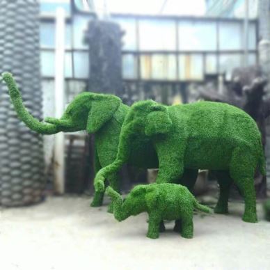 Bog 'san'ati soxta yashil haykaltarosh Boxwood Topiary fil